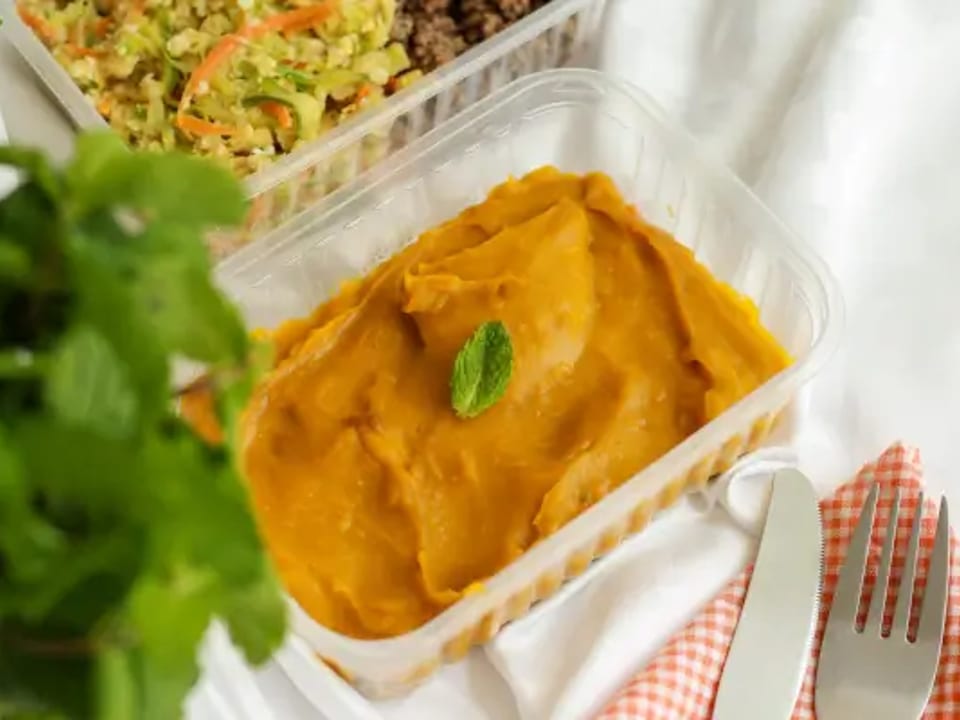Escondidinho de abóbora com carne desfiada