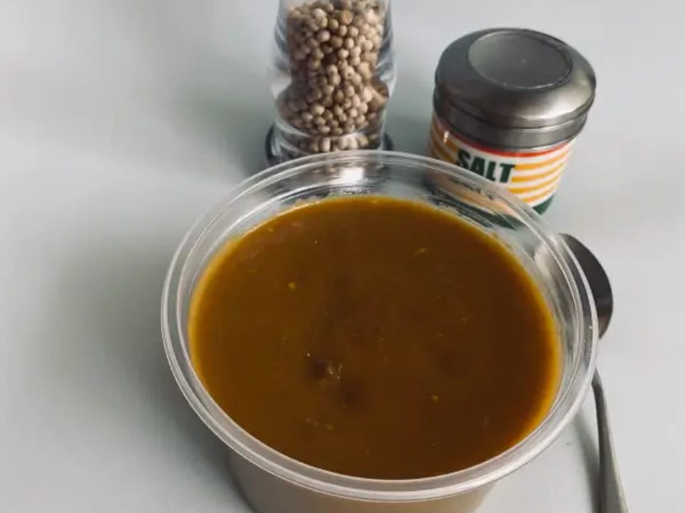 Caldo de feijão com calabresa